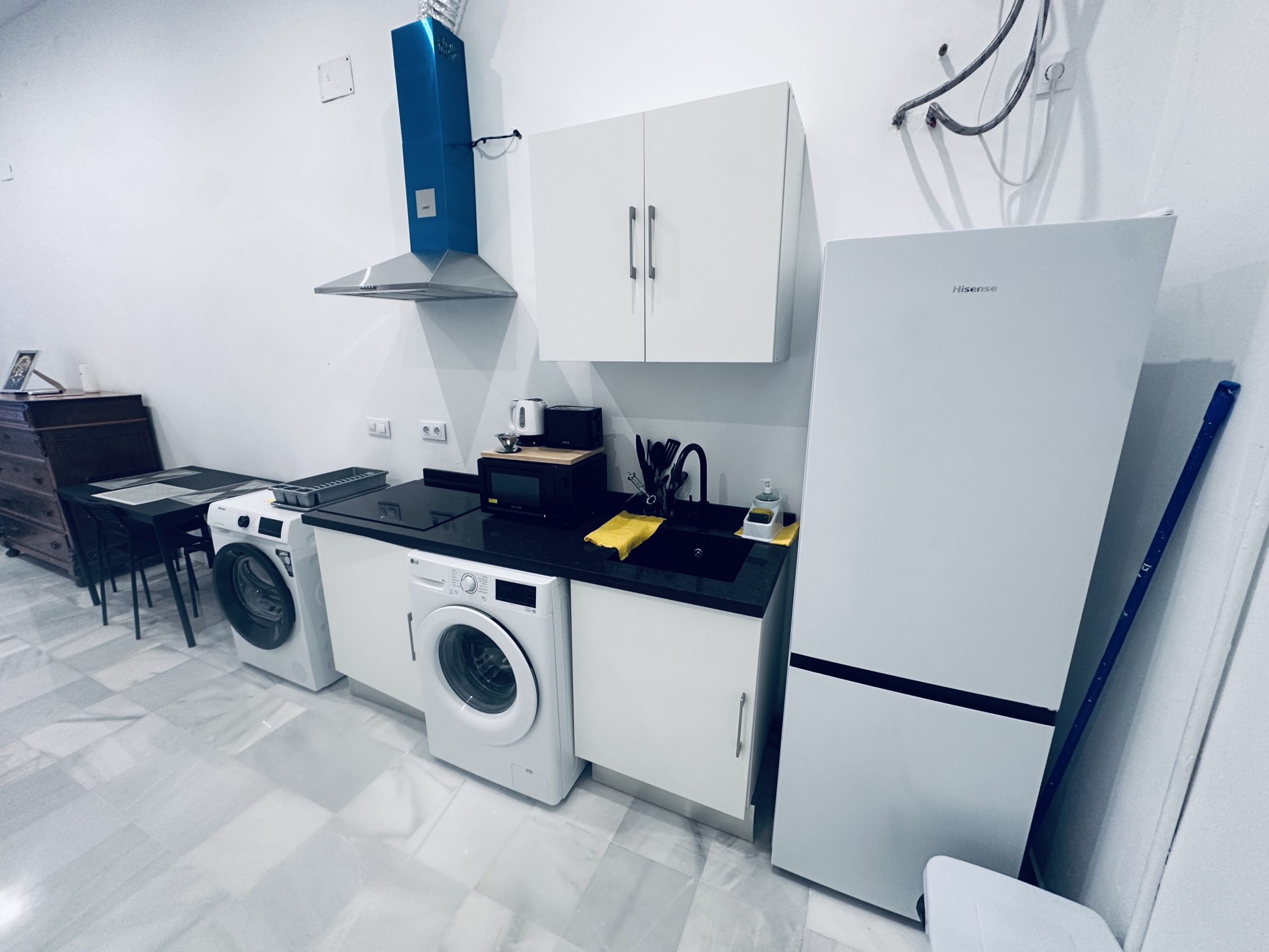 Cocina equipada del Apartamento 3 de Lofts Escala